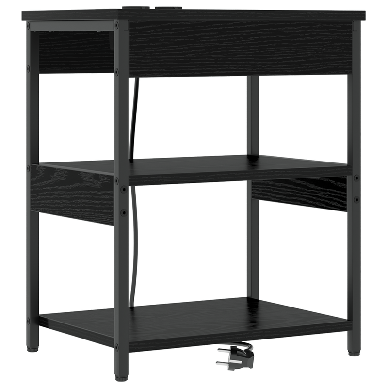 Casa si Gradina - Mobilier - Comode si corpuri - Noptiere - Noptiere 2 pcs Stejar negru 41 x 31 x 51 cm Lemn compozit - Infinity.ro