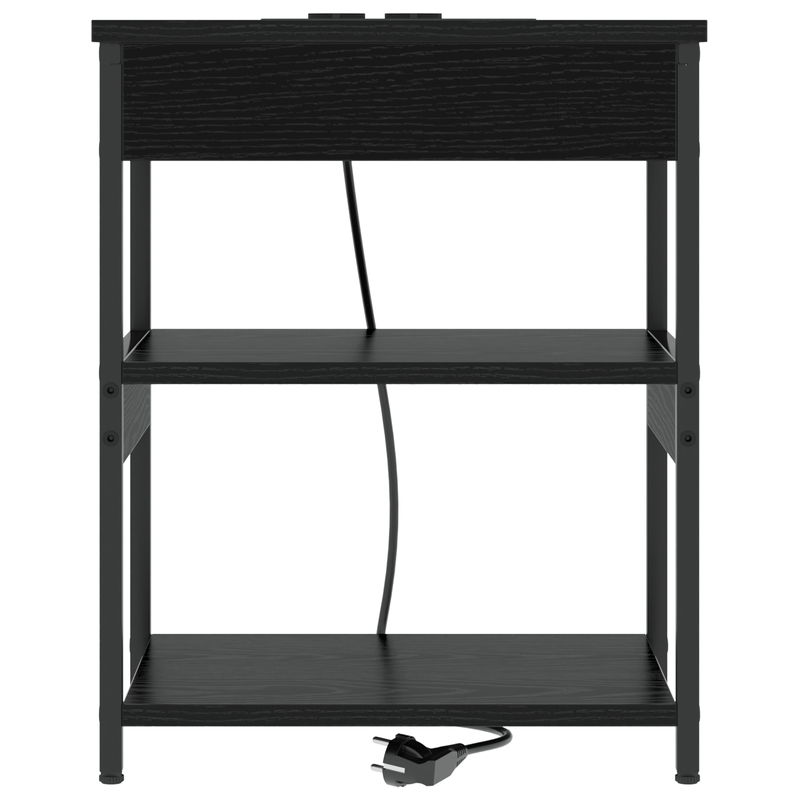 Casa si Gradina - Mobilier - Comode si corpuri - Noptiere - Noptiere 2 pcs Stejar negru 41 x 31 x 51 cm Lemn compozit - Infinity.ro