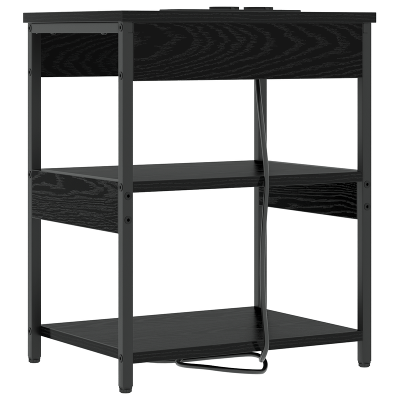 Casa si Gradina - Mobilier - Comode si corpuri - Noptiere - Noptiere 2 pcs Stejar negru 41 x 31 x 51 cm Lemn compozit - Infinity.ro