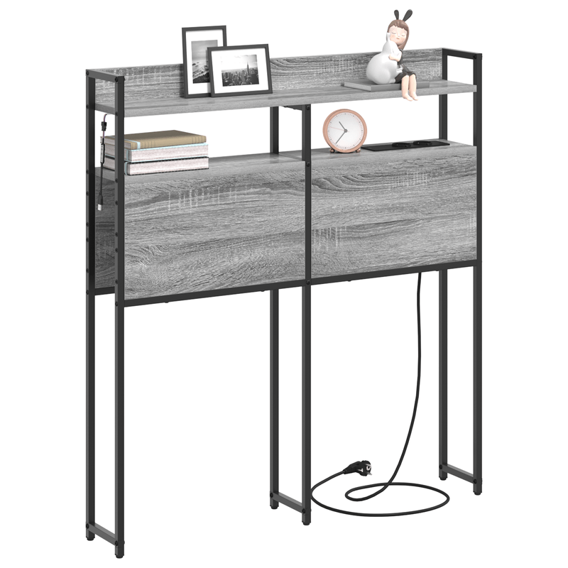 Casa si Gradina - Mobilier - Paturi si accesorii - Accesorii paturi - Tablie de pat cu LED, negru, 147x16x118/128 cm, catifea - Infinity.ro