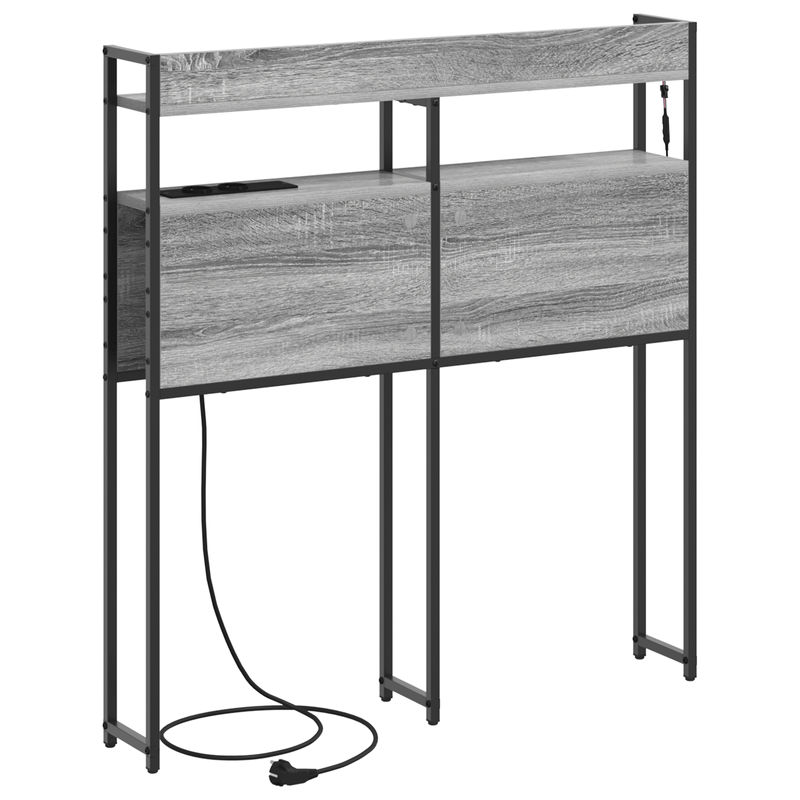 Casa si Gradina - Mobilier - Paturi si accesorii - Accesorii paturi - Tablie de pat cu LED, negru, 147x16x118/128 cm, catifea - Infinity.ro