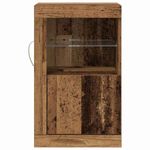 Casa si Gradina - Mobilier - Dulapuri si sifoniere - Dulapuri - Sertare cu lumini LED 2 buc Lemn vechi 41x37x67 cm - Infinity.ro