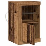 Casa si Gradina - Mobilier - Dulapuri si sifoniere - Dulapuri - Sertare cu lumini LED 2 buc Lemn vechi 41x37x67 cm - Infinity.ro