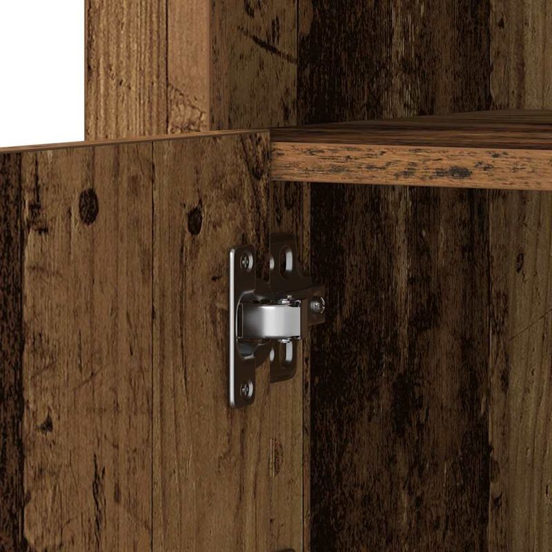 Casa si Gradina - Mobilier - Dulapuri si sifoniere - Dulapuri - Sertare cu lumini LED 2 buc Lemn vechi 41x37x67 cm - Infinity.ro