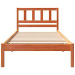 Casa si Gradina - Mobilier - Paturi si accesorii - Paturi - Cadru de pat Maro ceruit 100 x 200 cm Lemn de brad solid - Infinity.ro