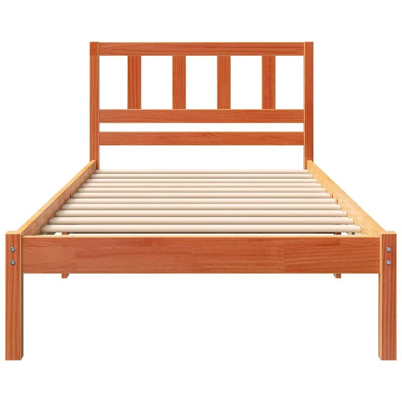 Casa si Gradina - Mobilier - Paturi si accesorii - Paturi - Cadru de pat Maro ceruit 100 x 200 cm Lemn de brad solid - Infinity.ro