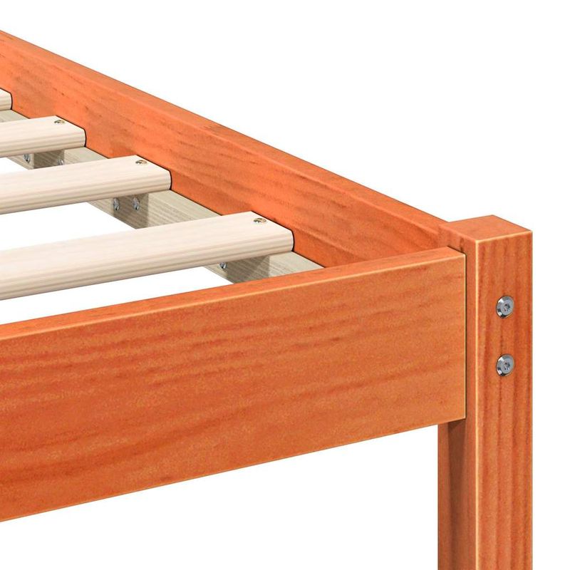Casa si Gradina - Mobilier - Paturi si accesorii - Paturi - Cadru de pat Maro ceruit 100 x 200 cm Lemn de brad solid - Infinity.ro