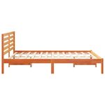 Casa si Gradina - Mobilier - Paturi si accesorii - Paturi - Cadru de pat Maro ceruit 150 x 200 cm Lemn de brad solid - Infinity.ro