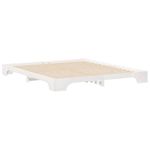 Casa si Gradina - Mobilier - Paturi si accesorii - Paturi - Cadru de pat de podea Alb 180 x 210 cm Lemn masiv de pin - Infinity.ro