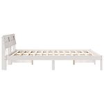 Casa si Gradina - Mobilier - Paturi si accesorii - Paturi - Cadru de pat Alb 150 x 200 cm Lemn de brad solid - Infinity.ro