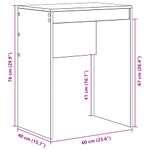 Casa si Gradina - Mobilier - Mese si birouri - Birouri - Birou de scris rustic Lemn vechi Lemn prelucrat 60 x 40 x 76 cm - Infinity.ro