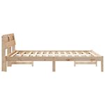 Casa si Gradina - Mobilier - Paturi si accesorii - Paturi - Cadru de pat Maro 140 x 190 cm Lemn de brad solid - Infinity.ro