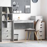 Casa si Gradina - Mobilier - Mese si birouri - Birouri - Masa de Scris Gri Beton MDF cu finisaj gri beton 90 x 40 x 76 cm - Infinity.ro