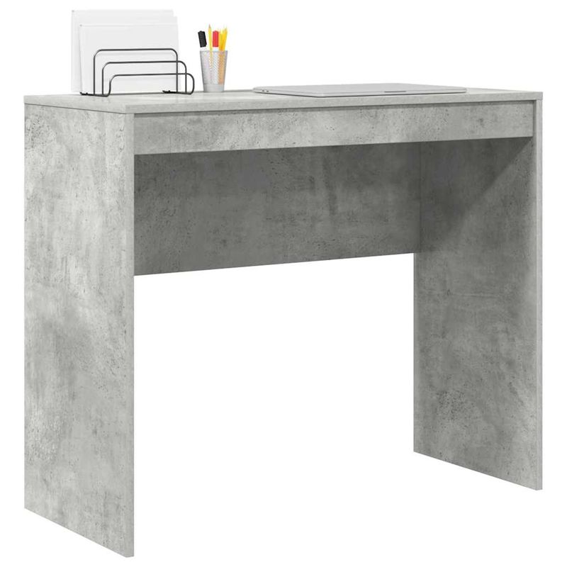 Casa si Gradina - Mobilier - Mese si birouri - Birouri - Masa de Scris Gri Beton MDF cu finisaj gri beton 90 x 40 x 76 cm - Infinity.ro