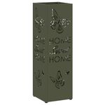 Casa si Gradina - Decoratiuni - Obiecte decorative - Suporturi umbrele - Suport umbrele Verde masliniu Metal Mediu Design cu Fluturi - Infinity.ro