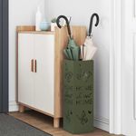 Casa si Gradina - Decoratiuni - Obiecte decorative - Suporturi umbrele - Suport umbrele Verde masliniu Metal Mediu Design cu Fluturi - Infinity.ro