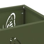 Casa si Gradina - Decoratiuni - Obiecte decorative - Suporturi umbrele - Suport umbrele Verde masliniu Metal Mediu Design cu Fluturi - Infinity.ro