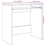 Casa si Gradina - Mobilier - Mese si birouri - Birouri - Birou de calculator Stejar negru Placi aglomerate Compact - Infinity.ro