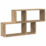 Casa si Gradina - Mobilier - Biblioteci si rafturi - Rafturi - Raft pe perete Stejar artizanal 100x20x53 cm Lemn recompus - Infinity.ro