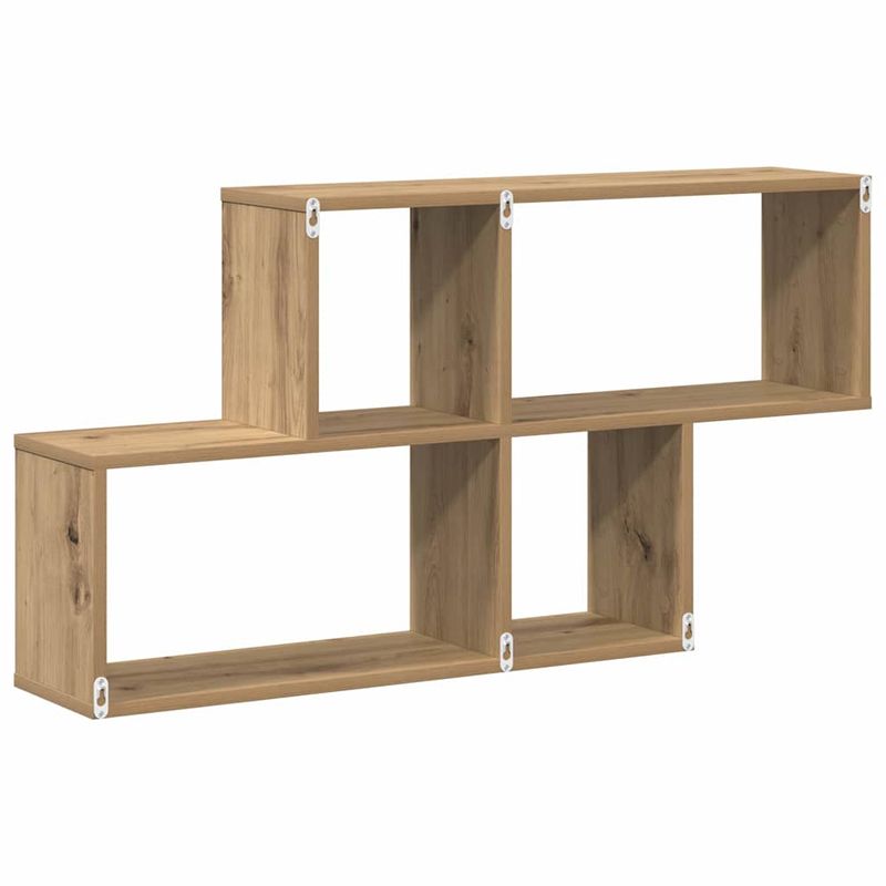 Casa si Gradina - Mobilier - Biblioteci si rafturi - Rafturi - Raft pe perete Stejar artizanal 100x20x53 cm Lemn recompus - Infinity.ro