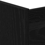 Casa si Gradina - Bucatarie si vesela - Ustensile bucatarie - Cosuri servire - Trotineta de depozitare ingusta 4 etaje stejar negru lemn aglomerat - Infinity.ro