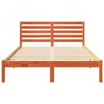 Casa si Gradina - Mobilier - Paturi si accesorii - Paturi - Cadru de pat Maro ceruit 140 x 190 cm Lemn de brad solid - Infinity.ro