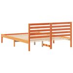 Casa si Gradina - Mobilier - Paturi si accesorii - Paturi - Cadru de pat Maro ceruit 140 x 200 cm Lemn de brad solid - Infinity.ro