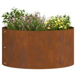 Casa si Gradina - Gradinarit si plante - Plante si ghivece - Ghivece si suporturi - Ghiveci din Otel Corten Otel Corten Mediu Insertii Decorative - Infinity.ro
