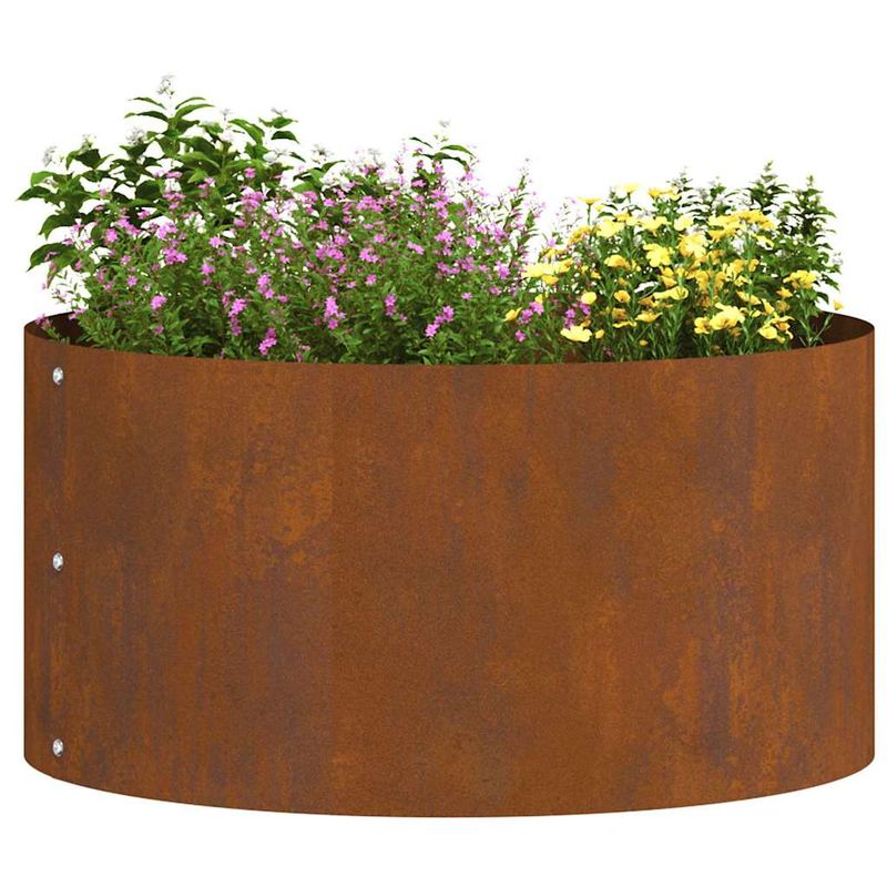 Casa si Gradina - Gradinarit si plante - Plante si ghivece - Ghivece si suporturi - Ghiveci din Otel Corten Otel Corten Mediu Insertii Decorative - Infinity.ro