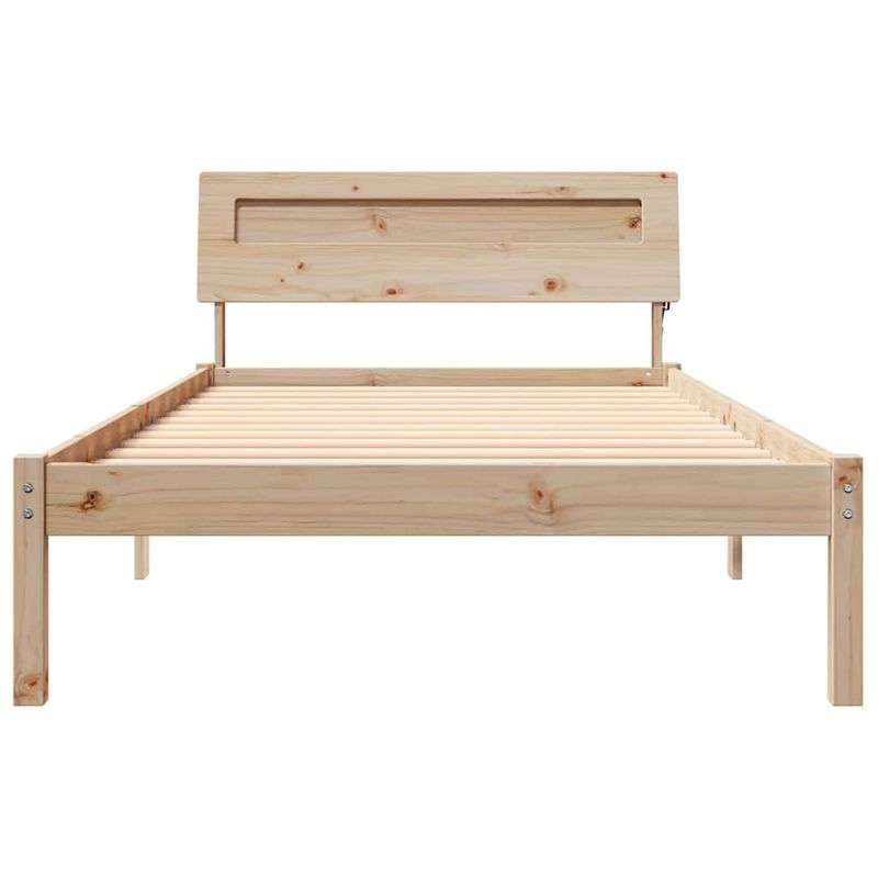 Casa si Gradina - Mobilier - Paturi si accesorii - Paturi - Cadru de pat Maro 90 x 200 cm Lemn de brad solid - Infinity.ro