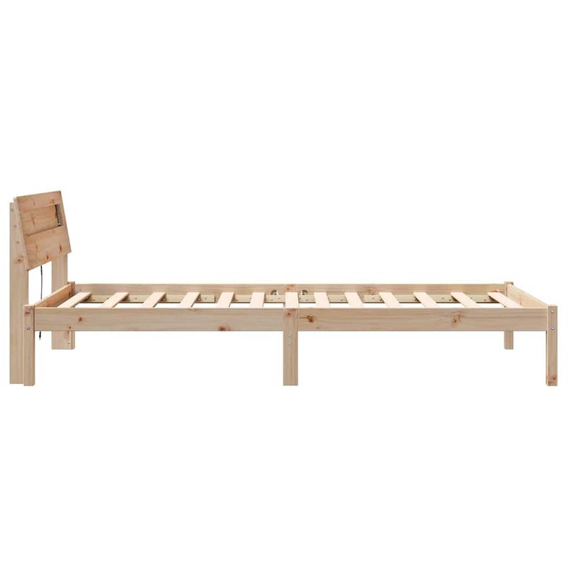 Casa si Gradina - Mobilier - Paturi si accesorii - Paturi - Cadru de pat Maro 90 x 200 cm Lemn de brad solid - Infinity.ro