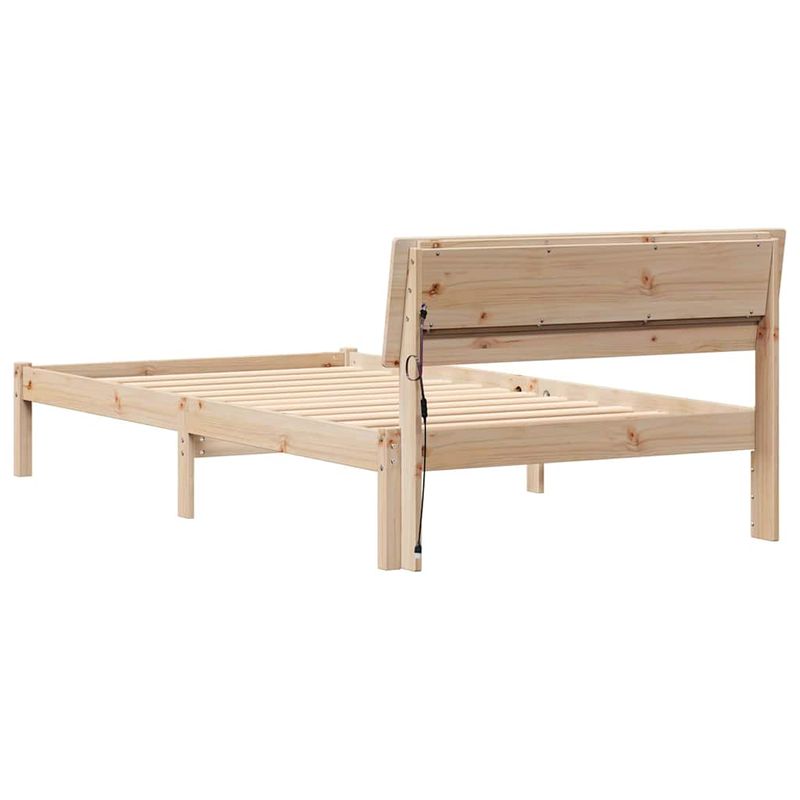 Casa si Gradina - Mobilier - Paturi si accesorii - Paturi - Cadru de pat Maro 90 x 200 cm Lemn de brad solid - Infinity.ro