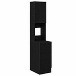 Casa si Gradina - Mobilier - Comode si corpuri - Corpuri bucatarie - Dulap de bucatarie cu sertar cu raft cu depozitare cu usa Stejar negru Lemn compozit - Infinity.ro