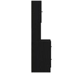 Casa si Gradina - Mobilier - Comode si corpuri - Corpuri bucatarie - Dulap de bucatarie cu sertar cu raft cu depozitare cu usa Stejar negru Lemn compozit - Infinity.ro