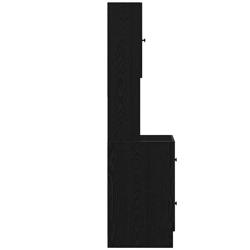 Casa si Gradina - Mobilier - Comode si corpuri - Corpuri bucatarie - Dulap de bucatarie cu sertar cu raft cu depozitare cu usa Stejar negru Lemn compozit - Infinity.ro