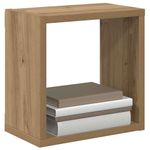 Casa si Gradina - Mobilier - Biblioteci si rafturi - Rafturi - Rafturi pe Perete Stejar Artizanal MDF 26 x 15 x 26 cm - Infinity.ro