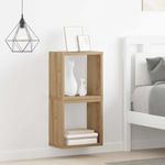 Casa si Gradina - Mobilier - Biblioteci si rafturi - Rafturi - Rafturi pe Perete Stejar Artizanal MDF 26 x 15 x 26 cm - Infinity.ro