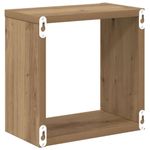Casa si Gradina - Mobilier - Biblioteci si rafturi - Rafturi - Rafturi pe Perete Stejar Artizanal MDF 26 x 15 x 26 cm - Infinity.ro