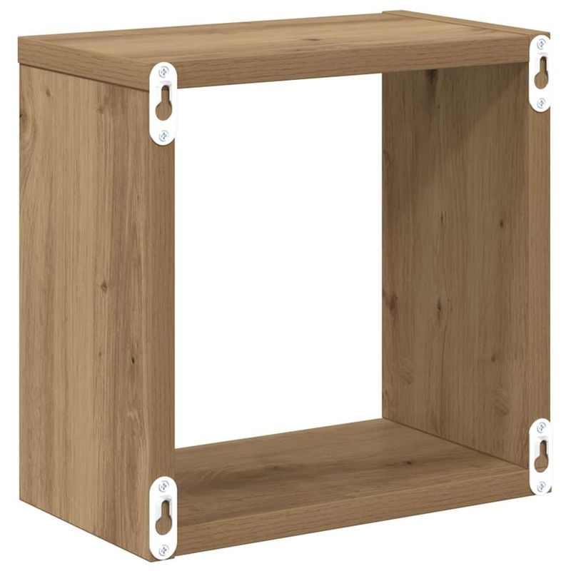 Casa si Gradina - Mobilier - Biblioteci si rafturi - Rafturi - Rafturi pe Perete Stejar Artizanal MDF 26 x 15 x 26 cm - Infinity.ro