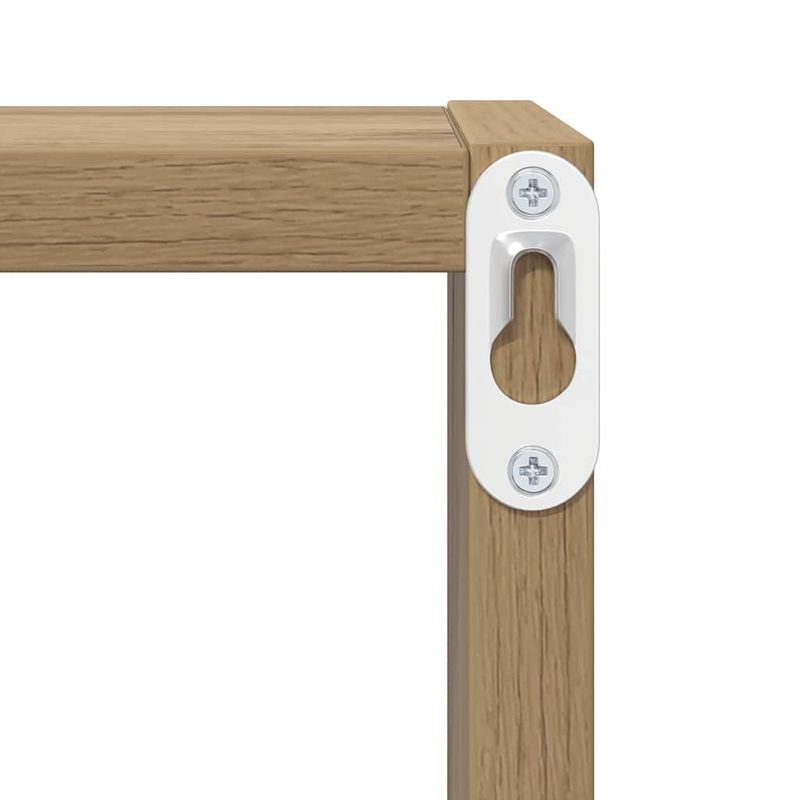 Casa si Gradina - Mobilier - Biblioteci si rafturi - Rafturi - Rafturi pe Perete Stejar Artizanal MDF 26 x 15 x 26 cm - Infinity.ro