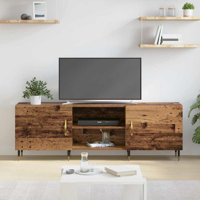 Casa si Gradina - Mobilier - Comode si corpuri - Comode - Cabinet TV cu raft Lemn vechi 150 x 30 x 50 cm Lemn compozit - Infinity.ro