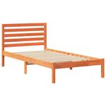 Casa si Gradina - Mobilier - Paturi si accesorii - Paturi - Cadru de pat Maro ceruit 100 x 200 cm Lemn de brad solid - Infinity.ro