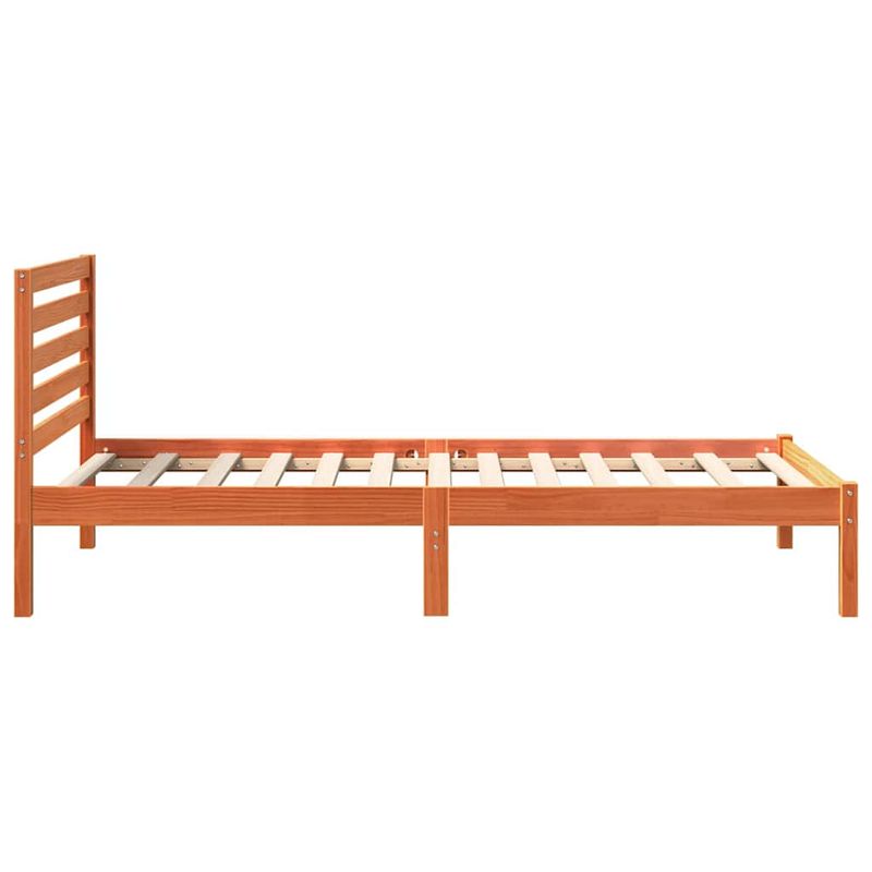 Casa si Gradina - Mobilier - Paturi si accesorii - Paturi - Cadru de pat Maro ceruit 100 x 200 cm Lemn de brad solid - Infinity.ro