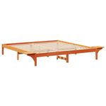 Casa si Gradina - Mobilier - Paturi si accesorii - Paturi - Cadru de pat cu mese laterale Maro ceruit 180 x 200 cm - Infinity.ro