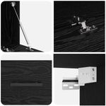 Casa si Gradina - Mobilier - Dulapuri si sifoniere - Dulapuri - Dulap de perete Stejar negru 100 x 36.5 x 35 cm Lemn compozit - Infinity.ro