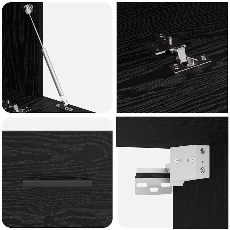 Casa si Gradina - Mobilier - Dulapuri si sifoniere - Dulapuri - Dulap de perete Stejar negru 100 x 36.5 x 35 cm Lemn compozit - Infinity.ro