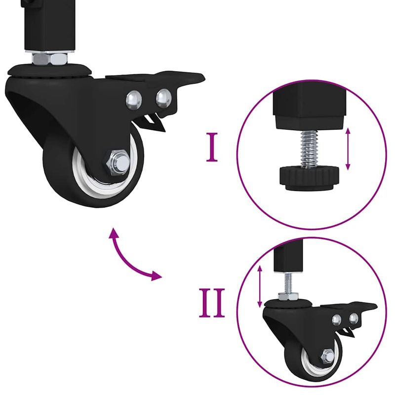Casa si Gradina - Bucatarie si vesela - Ustensile bucatarie - Cosuri servire - Troler de Bucatarie Lemn vechi 70 x 30 x 82 cm Lemn compozit - Infinity.ro