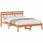 Casa si Gradina - Mobilier - Paturi si accesorii - Paturi - Cadru de pat Maro 135 x 190 cm Lemn masiv de pin - Infinity.ro