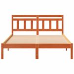 Casa si Gradina - Mobilier - Paturi si accesorii - Paturi - Cadru de pat Maro 135 x 190 cm Lemn masiv de pin - Infinity.ro