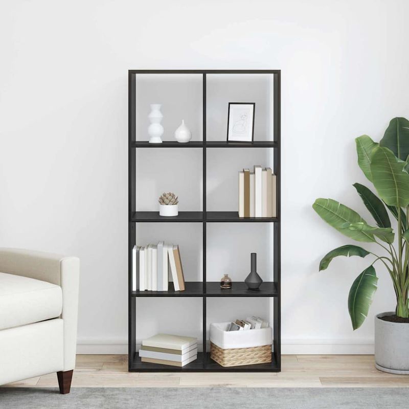 Casa si Gradina - Mobilier - Biblioteci si rafturi - Biblioteci - Dulap pentru carti Stejar negru 69.5 x 29 x 137.5 cm - Infinity.ro